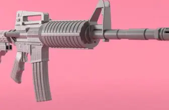 gun 3d model for 3d printing