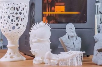 Peopoly Phenom 3D printer and prints